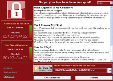 ランサムウェアwannacryの暗号化を解除する Wannakey がgithubに公開 対応osはxpのみで動作条件は限定的 Pc Watch