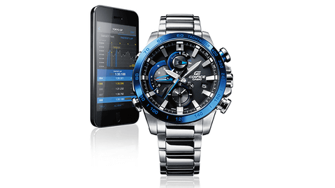カシオ モータースポーツにインスパイアされたデザインのスマホ連携腕時計 Pc Watch
