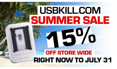Pcを破壊するusbデバイス Usb Kill がサマーセールで15 オフに Pc Watch