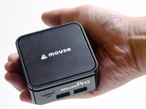 西川和久の不定期コラム Nucよりも小さい手のひらサイズの超小型pc マウスコンピューター Mousepro C100pv Pc Watch