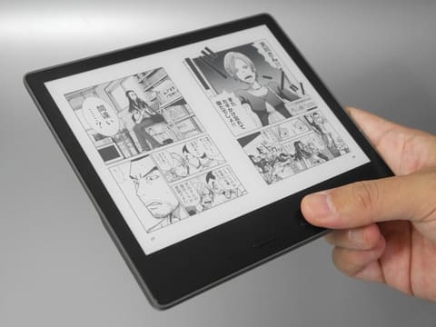 山口真弘の電子書籍タッチアンドトライ Amazon Kindle Oasis 第9世代 レビュー 前編 7型に大型化 見開き表示も実用的な防水対応電子ペーパー端末 Pc Watch