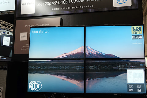 イベントレポート Inter Bee 2017 8k 120hz動画の再生には24コアクラスのcpuが必要 Pc Watch