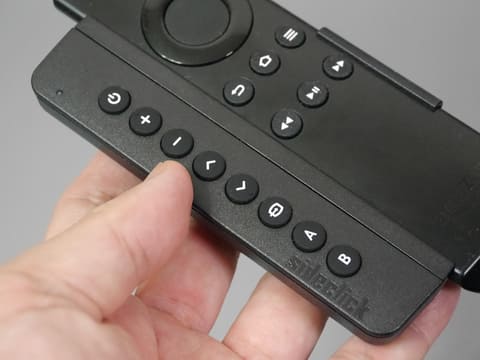 やじうまミニレビュー Amazon Fire Tvのリモコンに音量ボタンを追加できる Sideclick Remotes 複数台のリモコンを1つに集約可能 Pc Watch