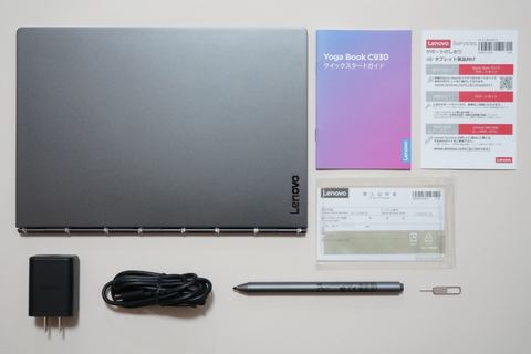 Hothotレビュー 液晶 ｅ Inkで唯一無二のデュアル画面2in1 Yoga Book C930 実機レビュー Pc Watch