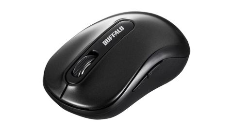 バッファロー 単3電池1本で動作するblueledセンサー採用の無線マウス Pc Watch