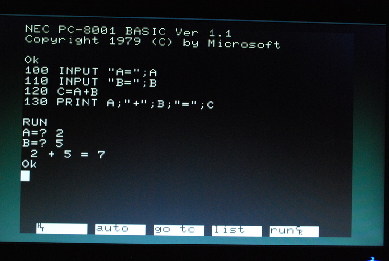 画像 Hothotレビュー 昔を思い出しつつpasocommini Pc 8001でマシン語プログラミングしてみた カセットデータの読み込み方も紹介 16 43 Pc Watch