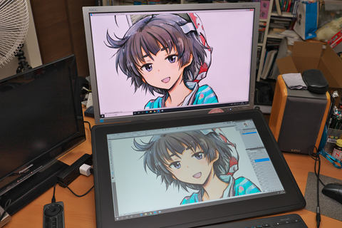 Hothotレビュー ワコムの11万円液タブ Cintiq 22 で漫画を描いてみたらすごくよかった Pc Watch