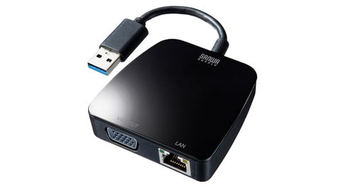 ニュース フラッシュ Usb 3 0をミニd Sub15ピンとgigabit Ethernetに変換するアダプタ Pc Watch