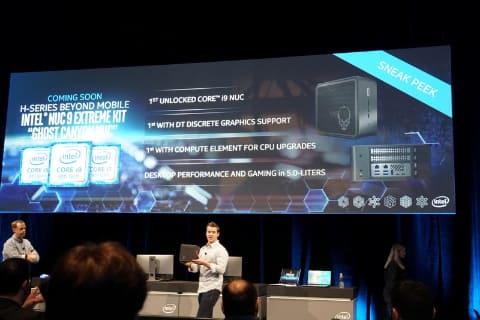 イベントレポート 速報 Intel ビデオカードを内蔵可能な新nuc 電源も内蔵に Pc Watch