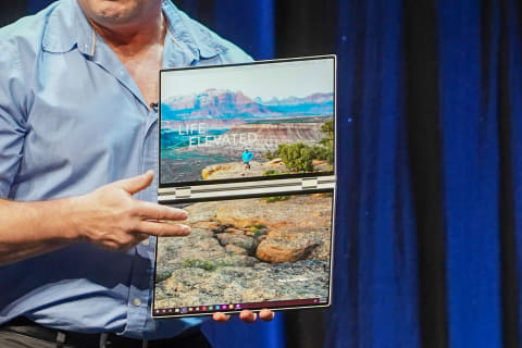 イベントレポート】Intel、2画面コンセプトPC「Dell Concept Duet」を