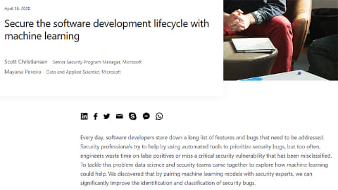 Microsoft バグのうち深刻なセキュリティバグを97 の精度で分類するaiを開発 Pc Watch