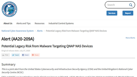 Qnap製nasを狙うマルウェアに注意喚起 現在も6万台以上が感染 Pc Watch