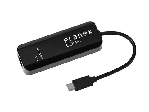 プラネックス、USB 3.0 Type-C接続の5GbE/2.5GbE対応有線LANアダプタ 