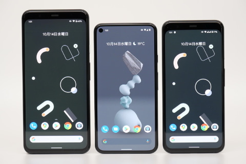 Hothotレビュー Googleの5gスマホ Pixel 5 と Pixel 4a 5g の違いを徹底比較 Pc Watch