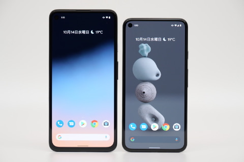 Hothotレビュー Googleの5gスマホ Pixel 5 と Pixel 4a 5g の違いを徹底比較 Pc Watch