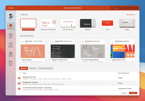 Office 365 For Mac がapple M1にネイティブ対応 Outlookでicloudとの同期が可能に Pc Watch