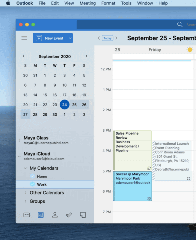 Office 365 For Mac がapple M1にネイティブ対応 Outlookでicloudとの同期が可能に Pc Watch