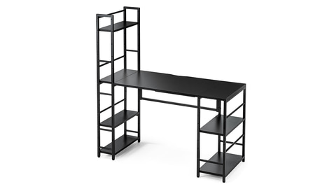 サンワサプライ 幅約1 2mで2枚のディスプレイも設置可能な棚付きデスク Pc Watch