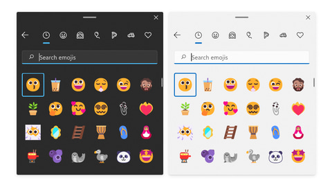 Windows 11プレビュー版 絵文字のデザインを大幅刷新 Pc Watch Windows 11プレビュー版 絵文字のデザインを大幅刷新 Pc Watch