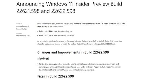 Windows 11プレビュー版 サインイン アウト時に一部設定が失われる問題など修正 Pc Watch