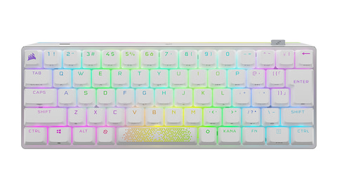 Corsair 超低遅延無線接続対応の60 ゲーミングキーボードに白色モデル Pc Watch
