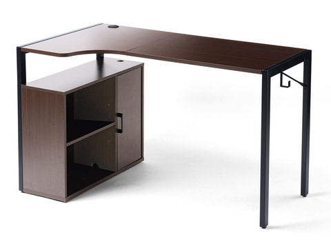 サンワサプライ、収納棚付きのL字デスク - PC Watch