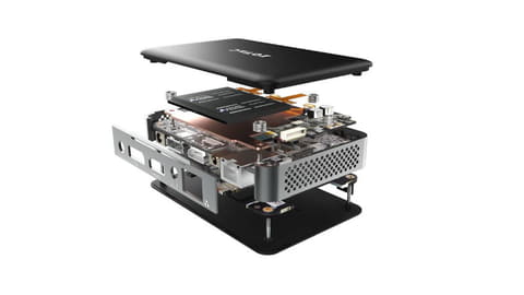 ZOTAC、ファンレスなのに風が出る冷却で高性能を実現したミニPC - PC Watch