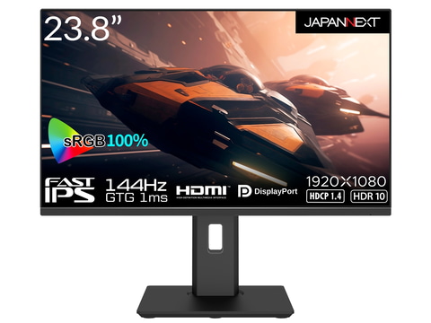 JAPANNEXT、144Hz/フルHDの23.8型ゲーミングモニター - PC Watch