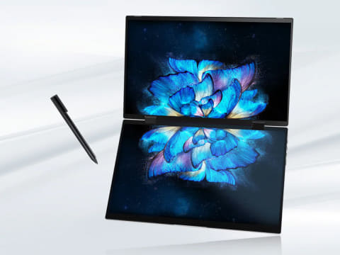 ミニPCと合わせて使いたい！15.6型を縦2画面に並べたモバイルモニター