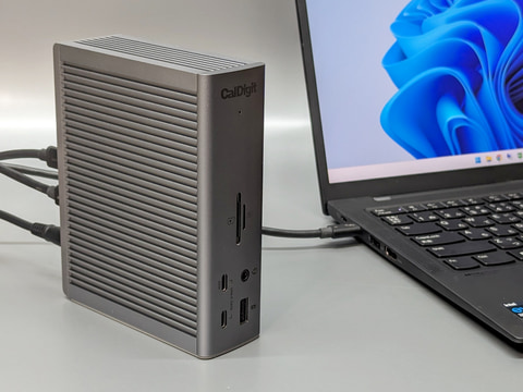【美品】CalDigit TS4 Thunderbolt 4 レビュー】評判の最上級ドック「CalDigit TS4」を使ってみた。全18
