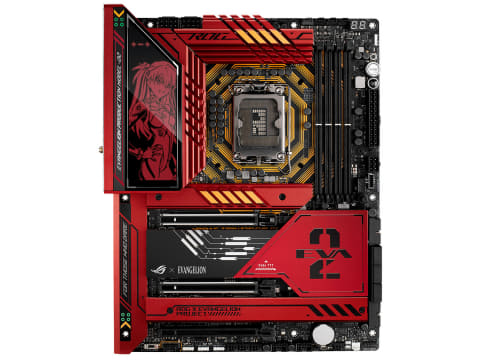 ASUS、エヴァ弐号機コラボマザーボードを26日発売 - PC Watch