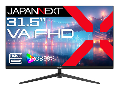 JAPANNEXT、65W給電対応Type-C搭載の31.5型フルHDモニター - PC Watch
