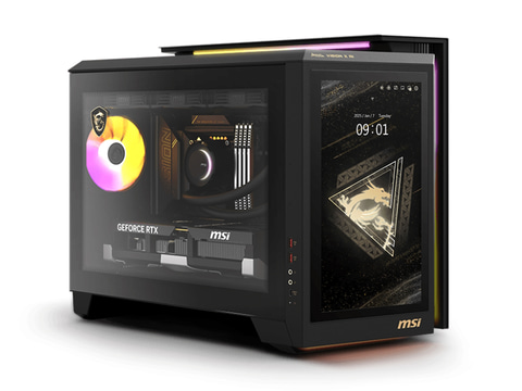 MSI、前面に13.3型液晶を搭載したGeForce RTX 5080搭載ゲーミングPC