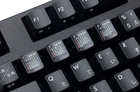 キーキャップをカレンダーに換装できる「FILCO Calendar Keycap Set