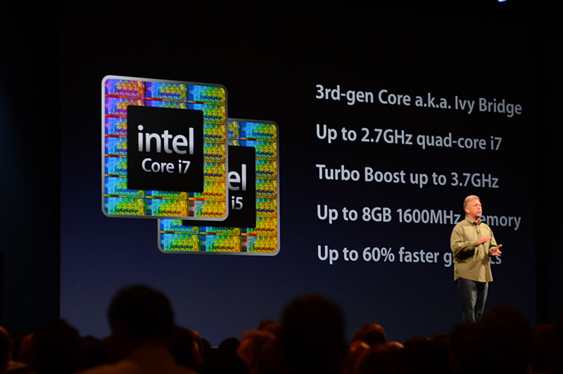 MacBook ProもIvy Bridge世代へと移行する