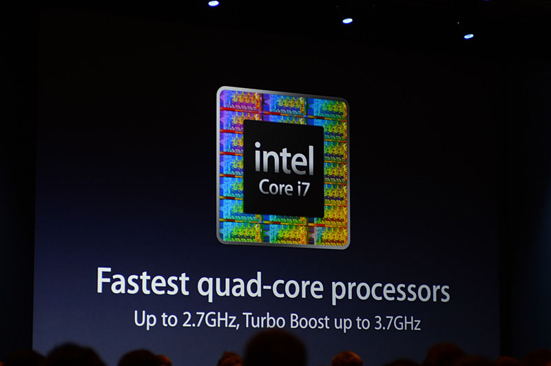 クアッドコアのモバイル向けIvy Bridgeを搭載。BTO最上位ではTurbo Boost時に3.7GHz