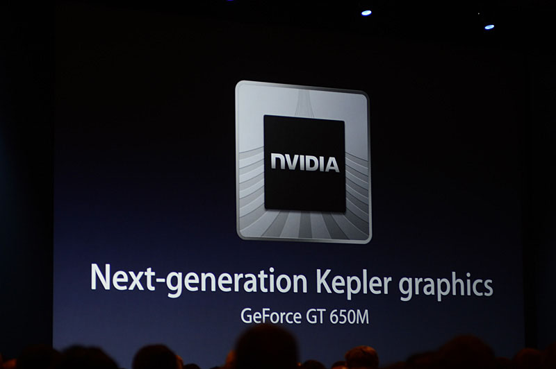 ディスクリートGPUは、NVIDIAのGeForce GT 650M。Keplerアーキテクチャを採用