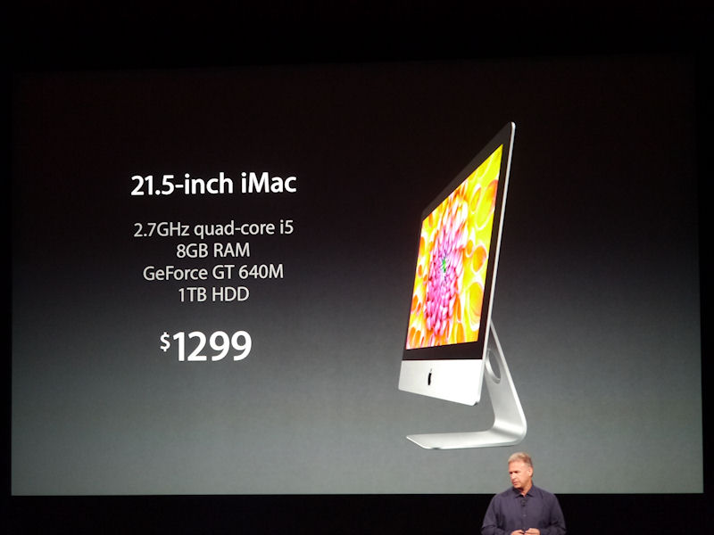 21.5型液晶ディスプレイを搭載したiMacの概要