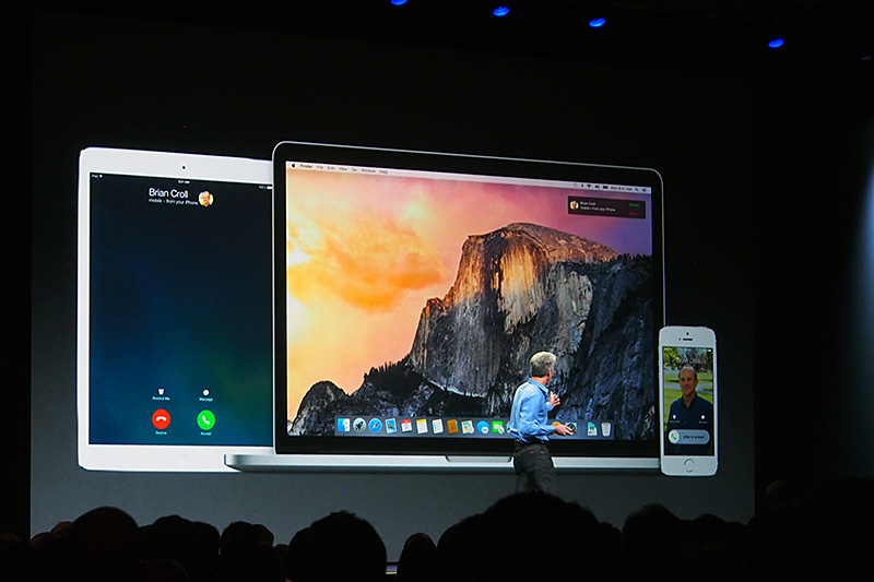 画像 イベントレポート よりシームレスな連続性を目指すos Xとios Macからiphoneを通じての通話や クラウドサービスの強化 15 30 Pc Watch