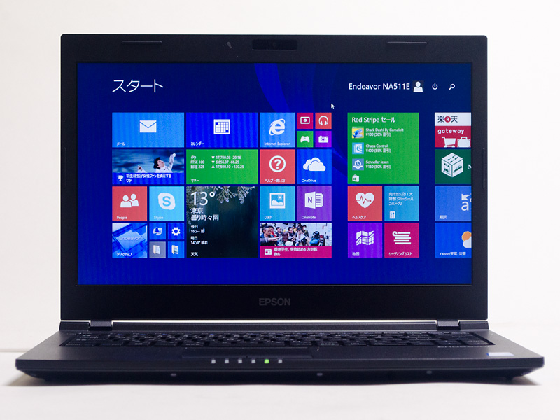 画像 西川和久の不定期コラム エプソンダイレクト Endeavor Na511e Core I7と13 3型hdパネルを搭載し 基本構成時約1 14kgの軽量ノートpc 2 24 Pc Watch