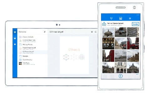 Dropbox Windowsタブレット向けアプリを強化 Windows Phone向けアプリもリリース Pc Watch