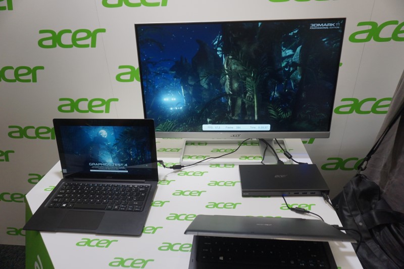 画像 Acer 10コアcpu搭載ゲーミングスマートフォン Thunderbolt 3対応2 In 1やcontinuum対応windowsスマホも 7 18 Pc Watch