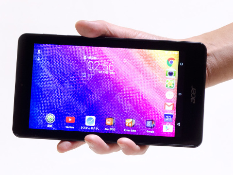 西川和久の不定期コラム 日本エイサー Iconia One 7 17 000円前後の安価な7型android 5 0タブレット Pc Watch