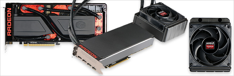 画像] AMD、HBM採用のデュアルGPUカード 