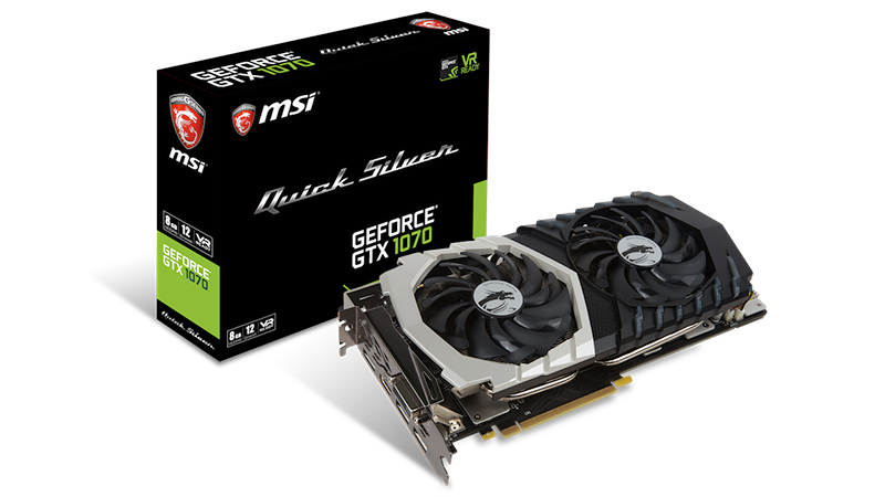 MSI、数量限定の特別カラーなGeForce GTX 1070搭載ビデオカード - PC Watch