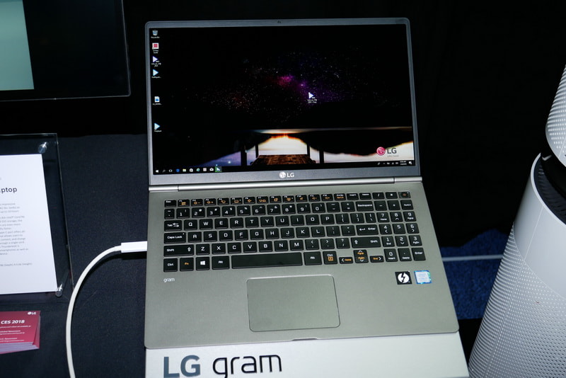 イベントレポート】LG、15型タッチ液晶搭載で1,097gの超軽量ノート