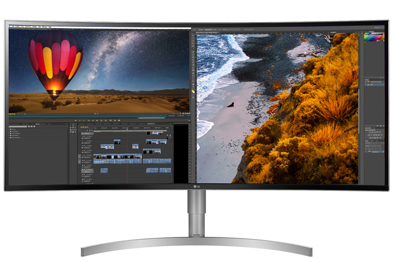 取引決定】LGウルトラワイド曲面モニター(3840×1600)38WK95C-W [37.5型