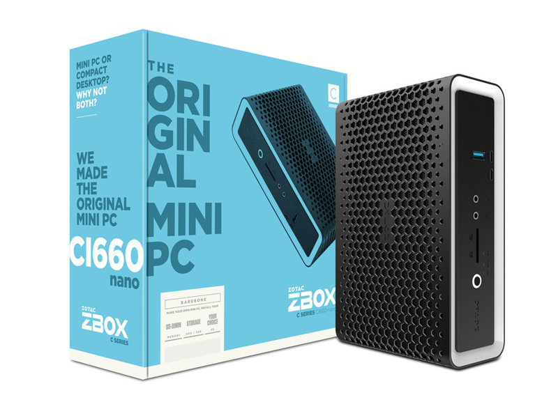 完成品】ZOTAC ZBOX CI642 10世代i5 ファンレス/ベアボーン-