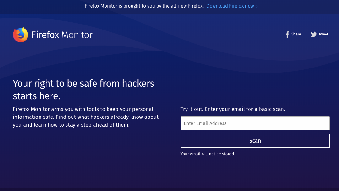 情報漏えい被害が確認できる「Firefox Monitor」 - PC Watch