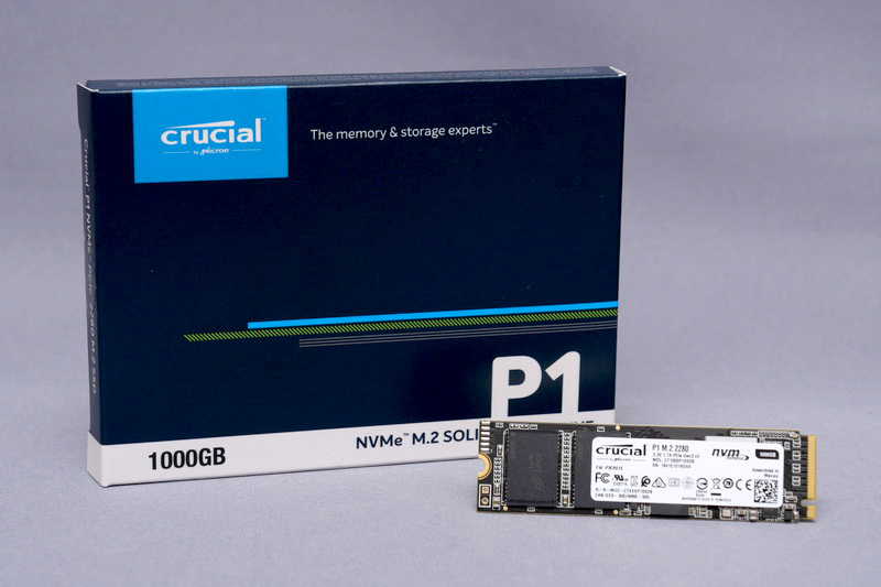 Crucial NVMe m.2 SSD P1 1TB 新品未開封M2
